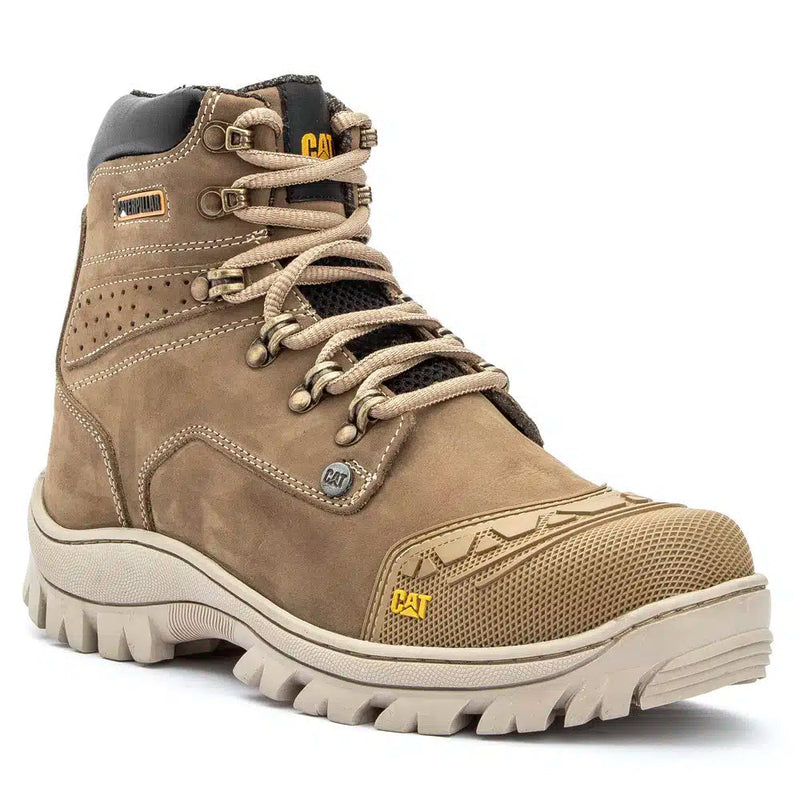 Bota 2190 Crema Nobuck Bico PVC