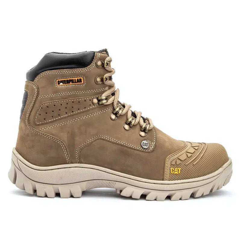 Bota 2190 Crema Nobuck Bico PVC