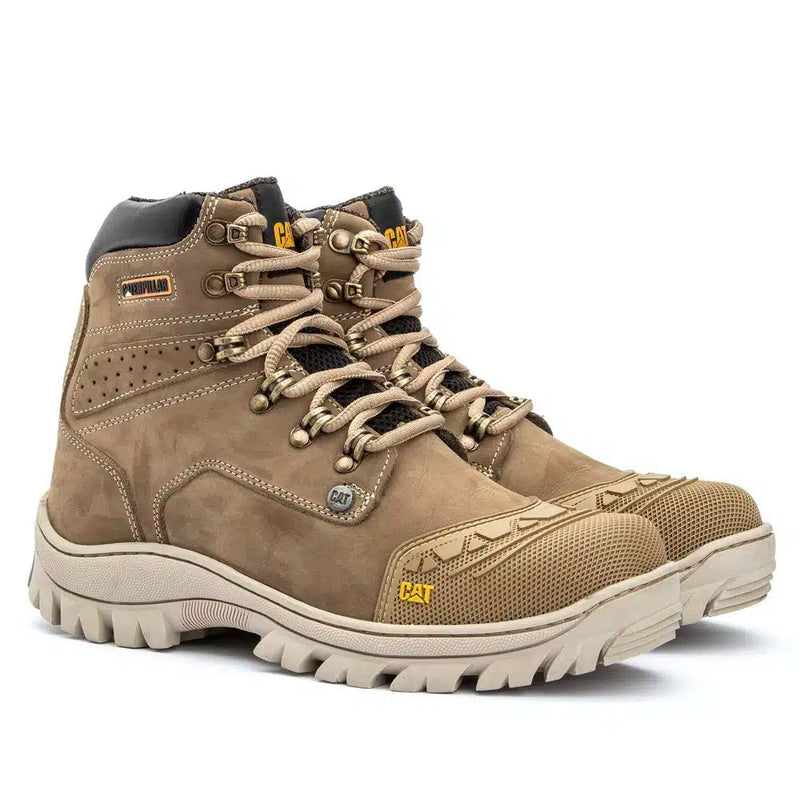 Bota 2190 Crema Nobuck Bico PVC