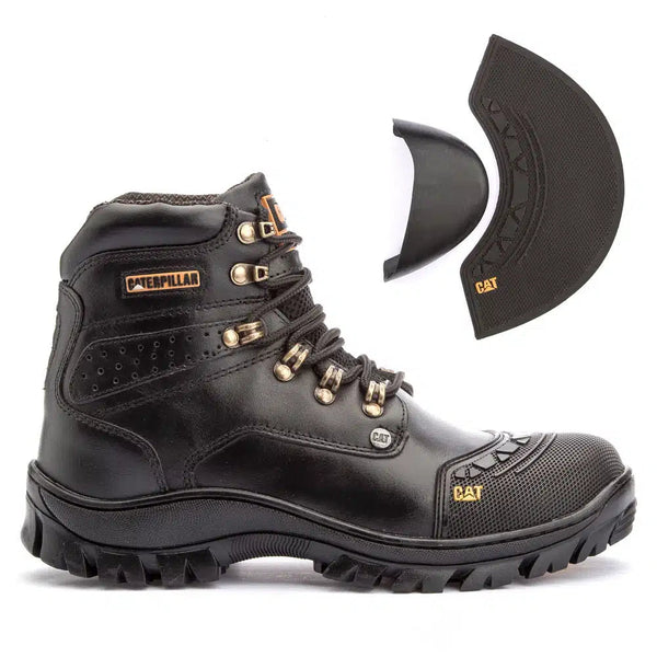 Bota 2190 Preto Látego Bico PVC