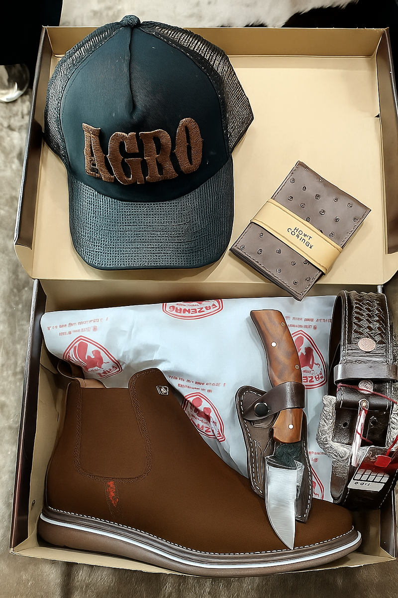 KIT TEXANO OFICIAL ESTILO RESPEITO Y ACTITUD